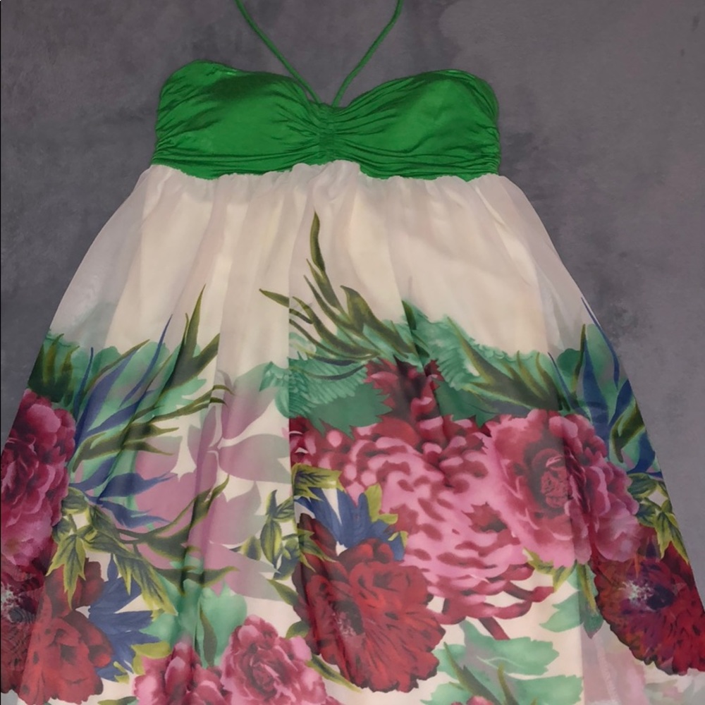 Forever 21 Tube-top floral dress